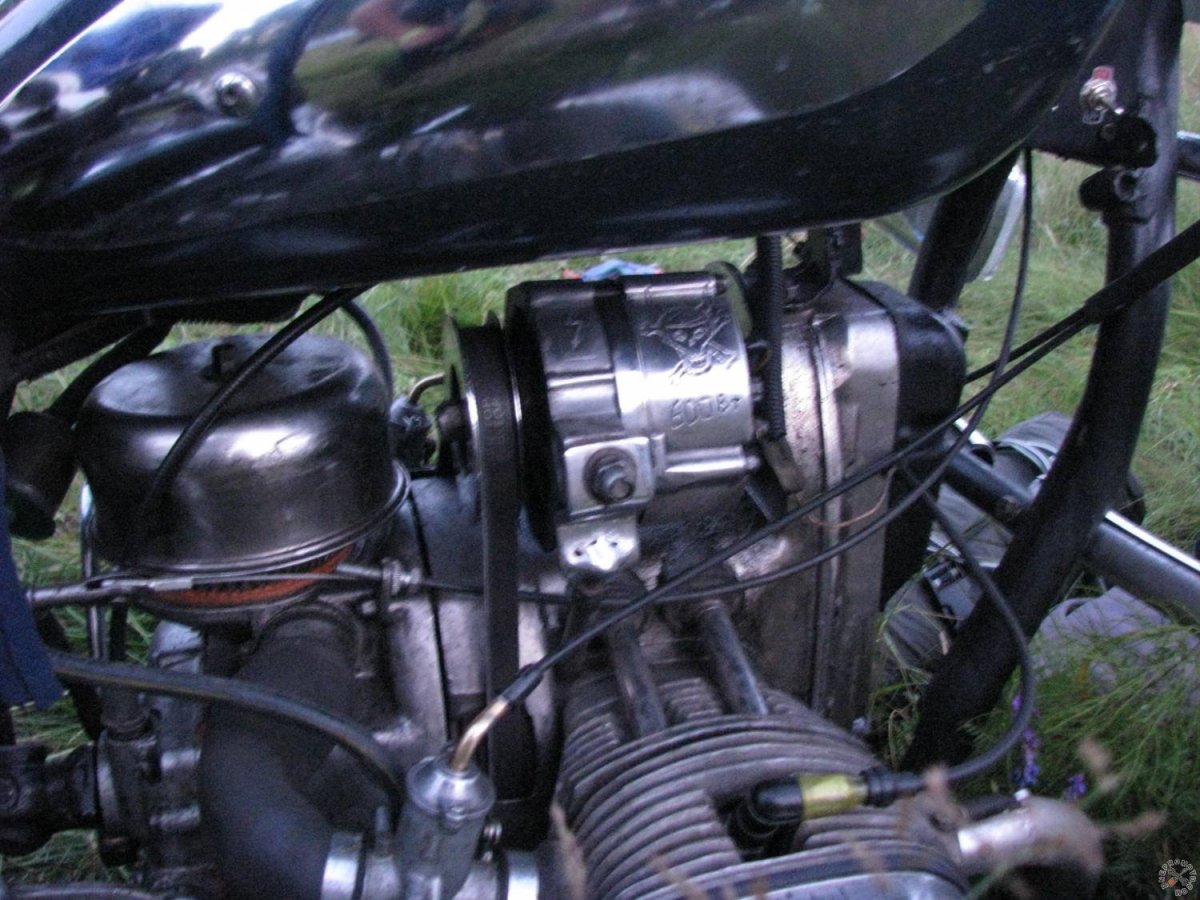 Электростартер на мотоцикл Урал