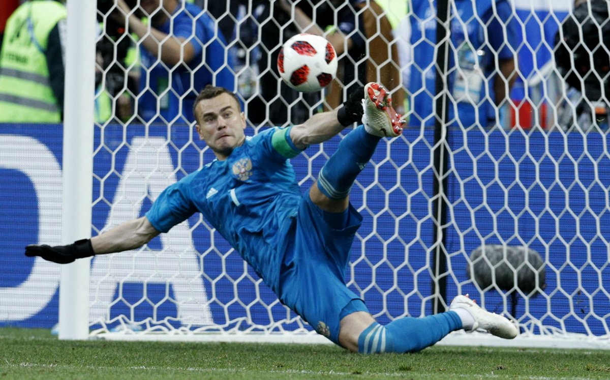 Вратарь ЦСКА Игорь Акинфеев