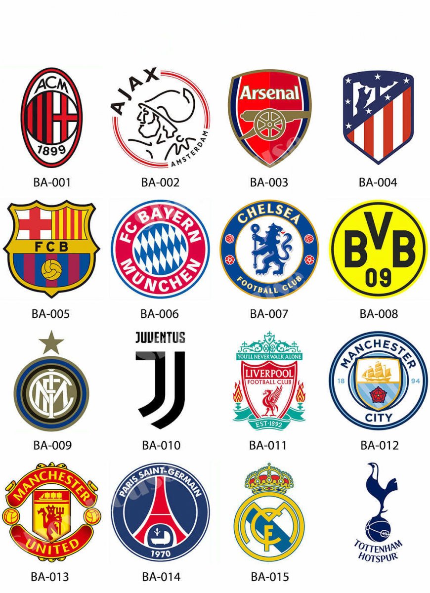 Значки футбольных команд