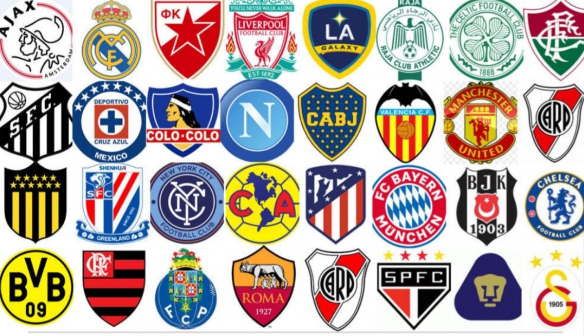 Значки футбольных команд