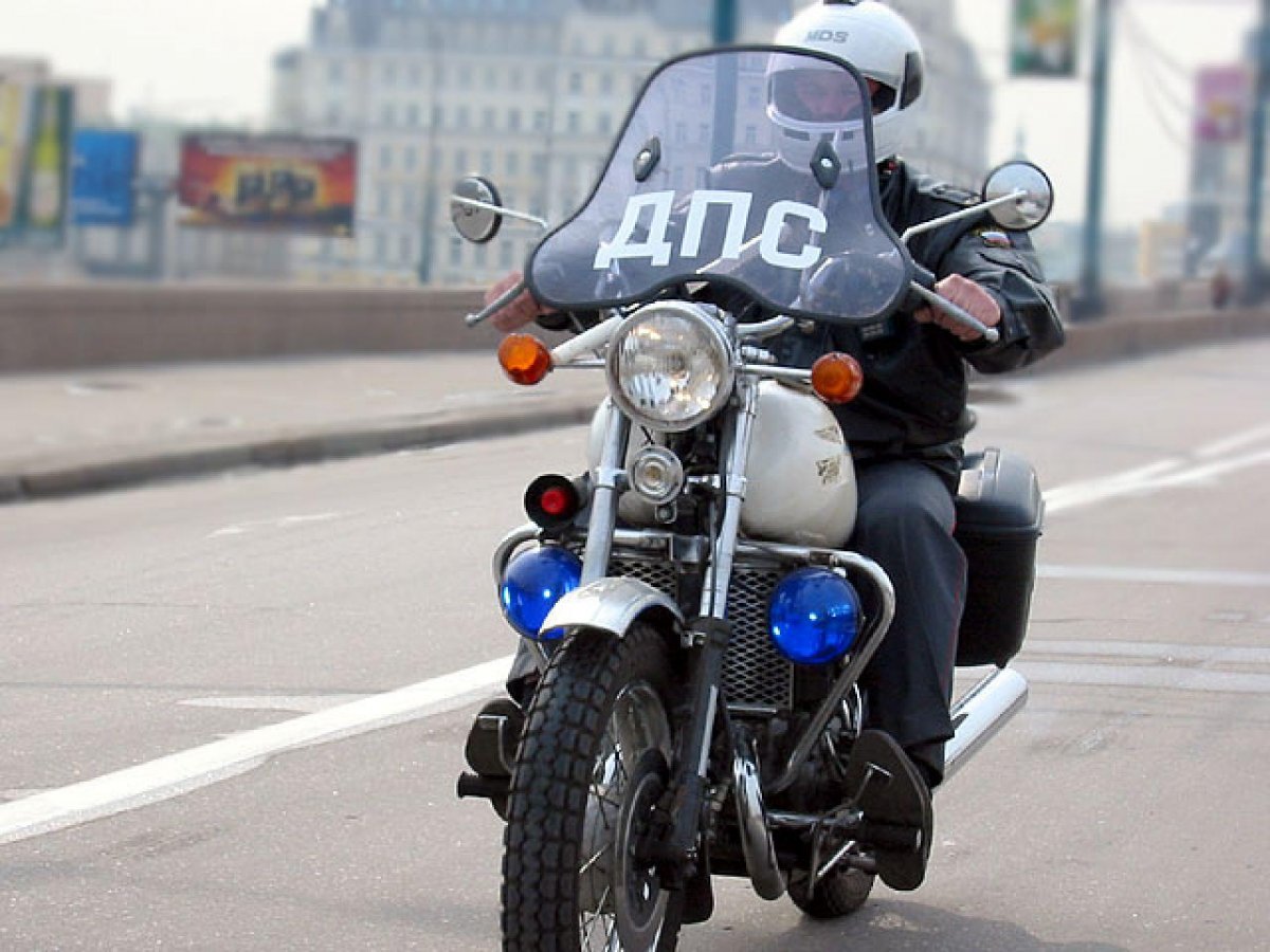 Милицейский мотоцикл Урал