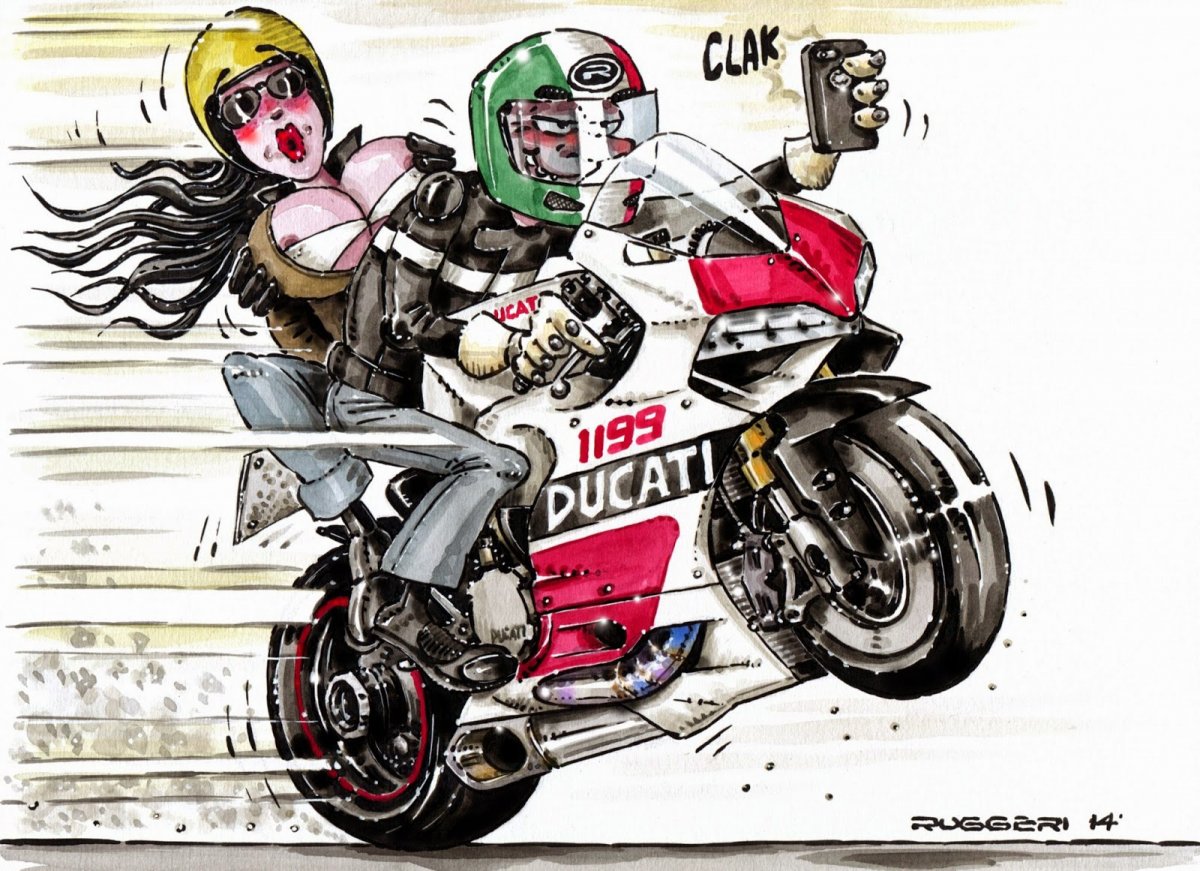 Комиксы мотоцикл