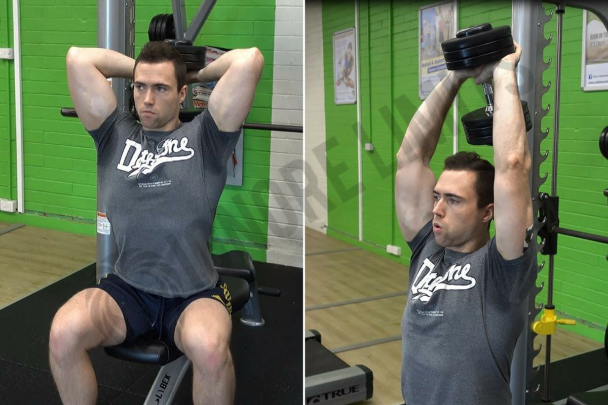 Dumbbell overhead Triceps Extension