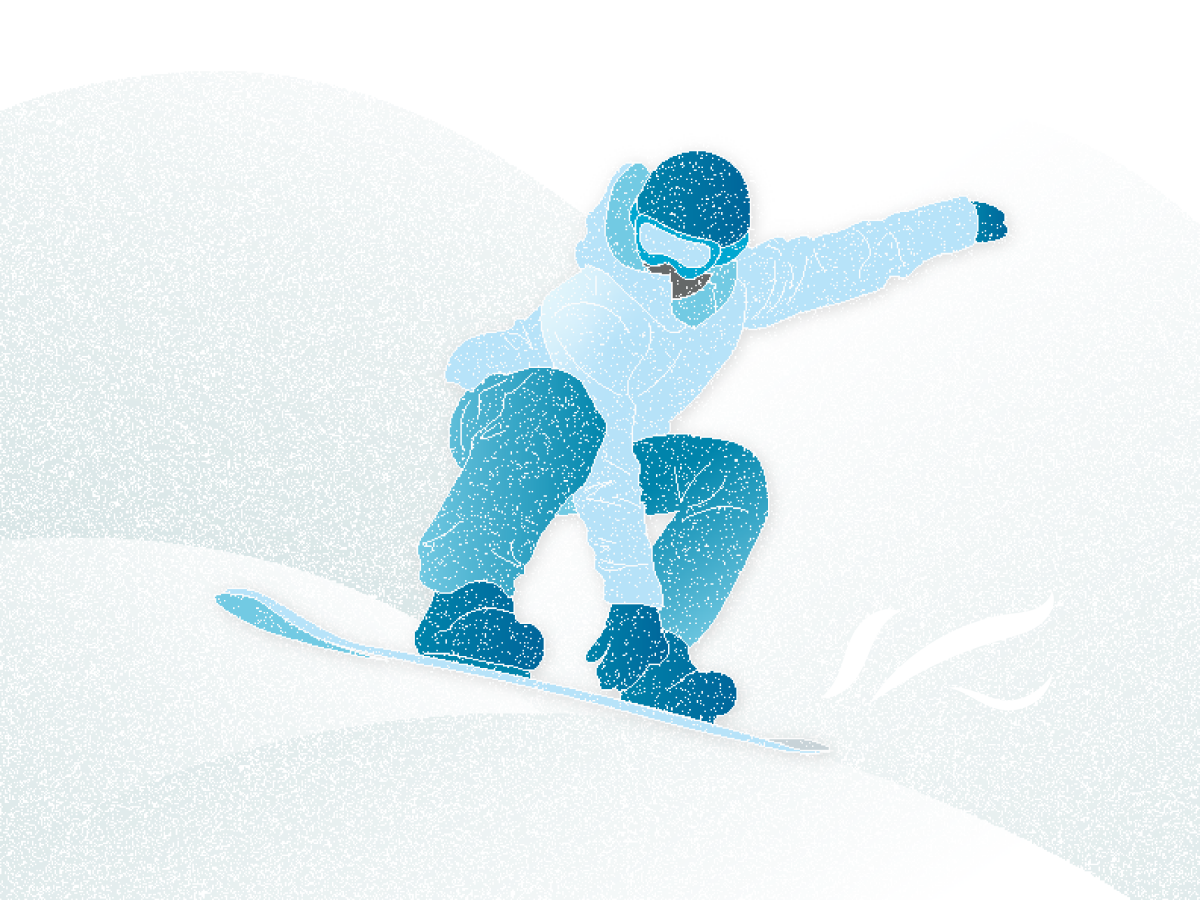 Фигура сноубордиста