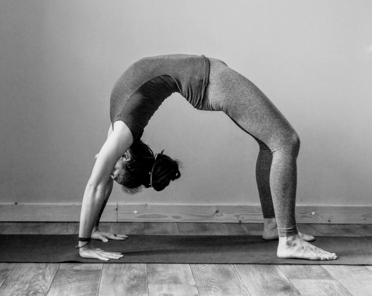 Уштрасана йога Айенгара