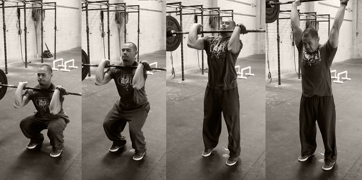 Выпады со штангой