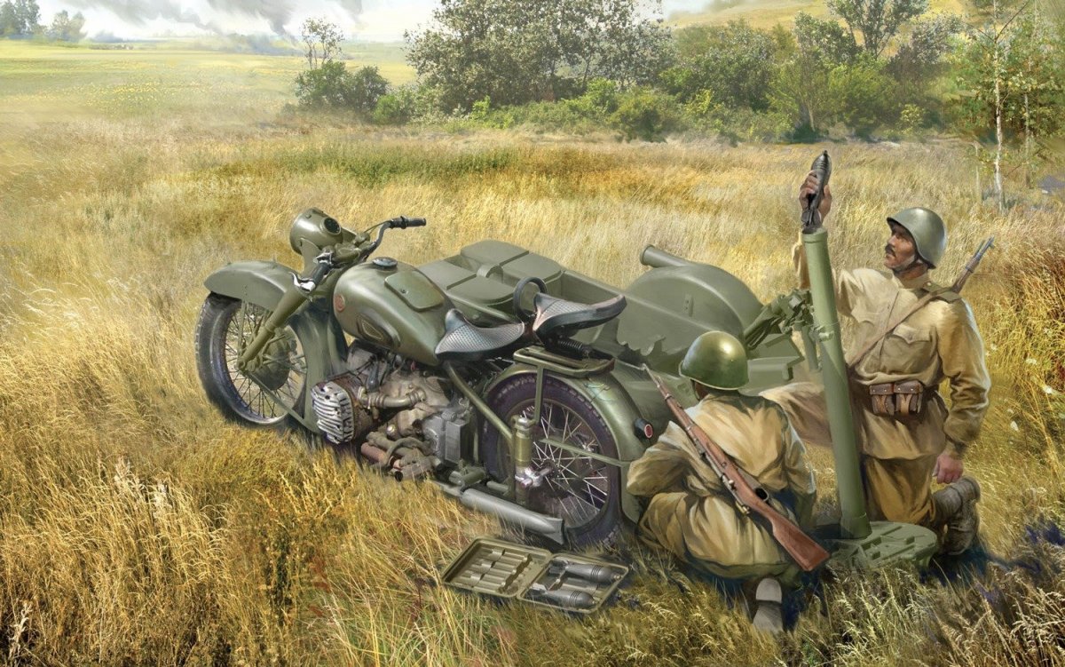 Немецкий мотоцикл 2-й мировой войны БМВ