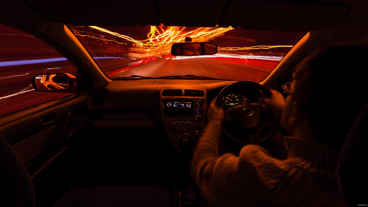 Вождение автомобиля ночью