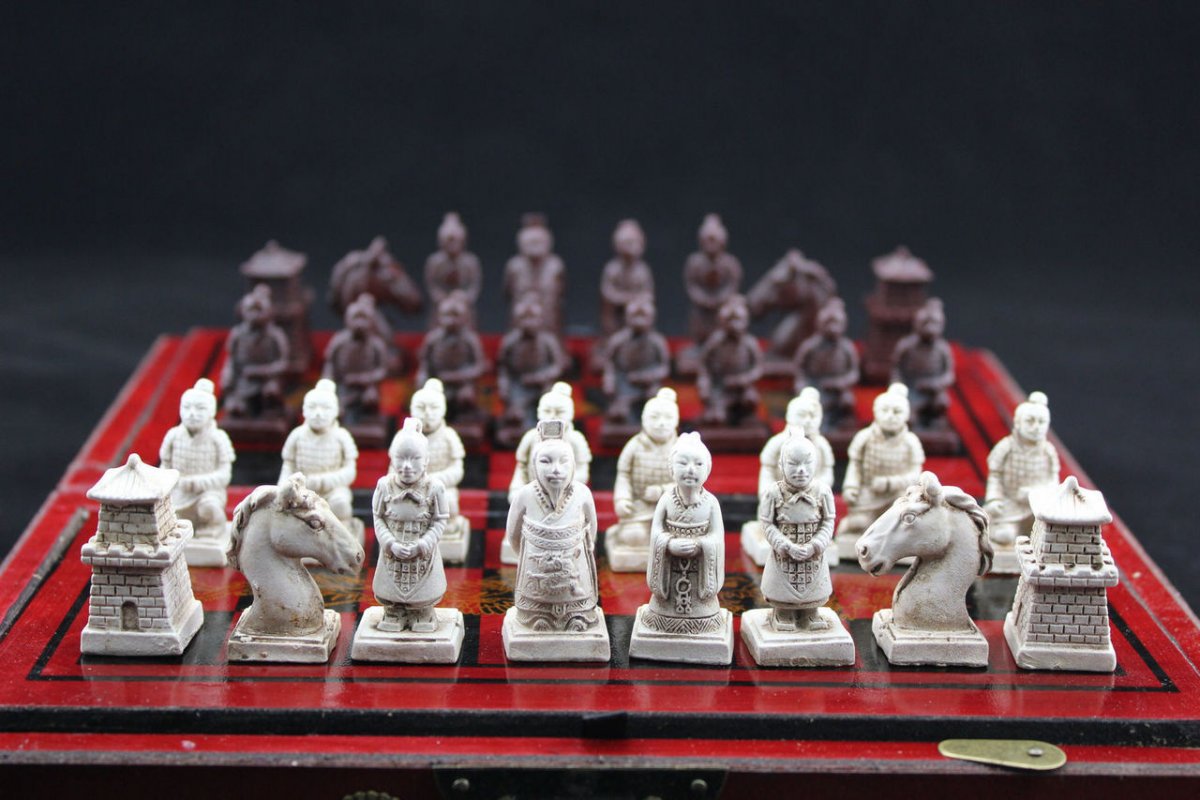 Шахматы терракотовая армия