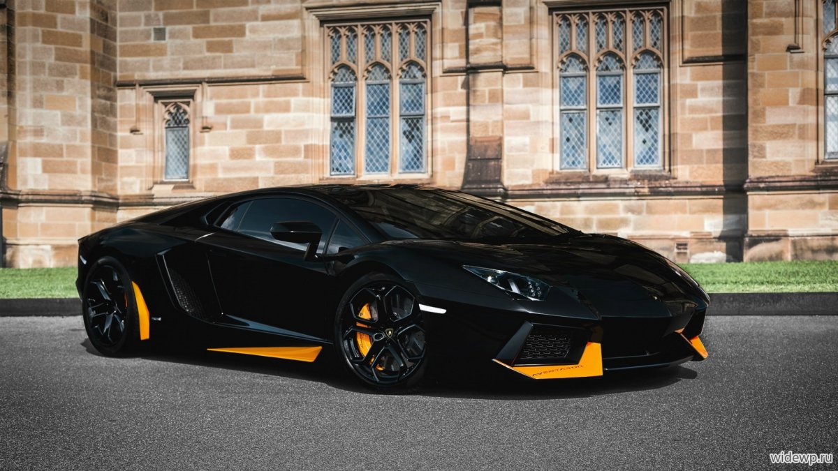 Lamborghini Aventador 2021 чёрная