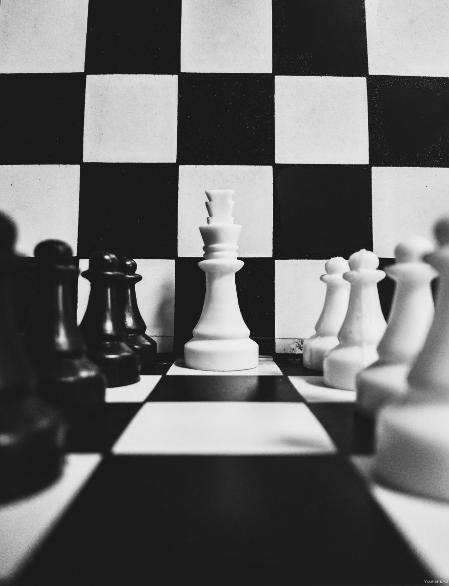 Коричневый шахматный пол в интерьере