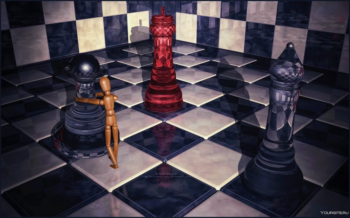 Плитка шахматная текстура