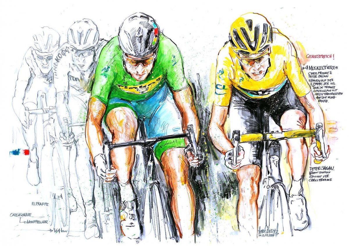 Иллюстрация Велоспорт