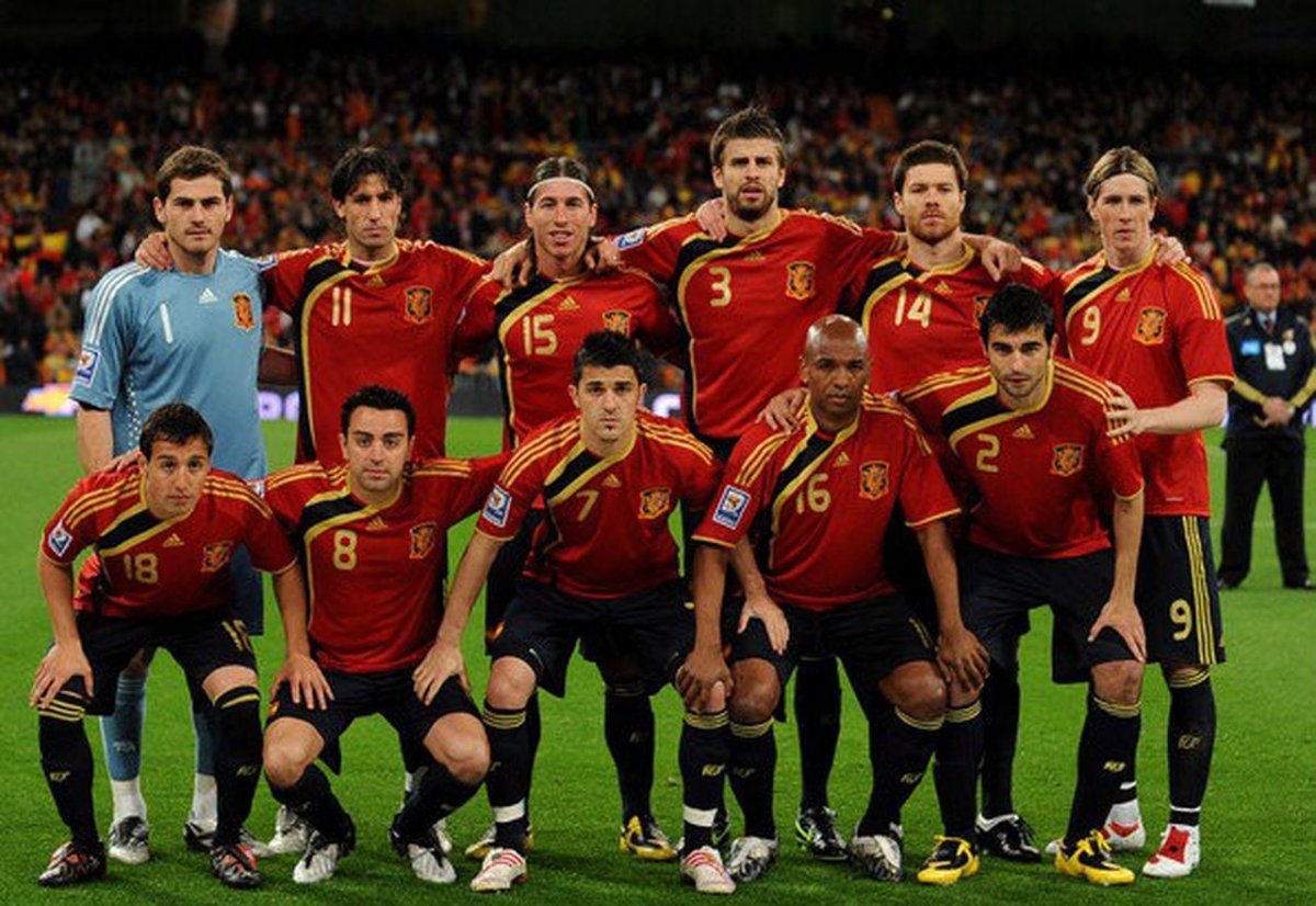 Фото сборной Испании 2006