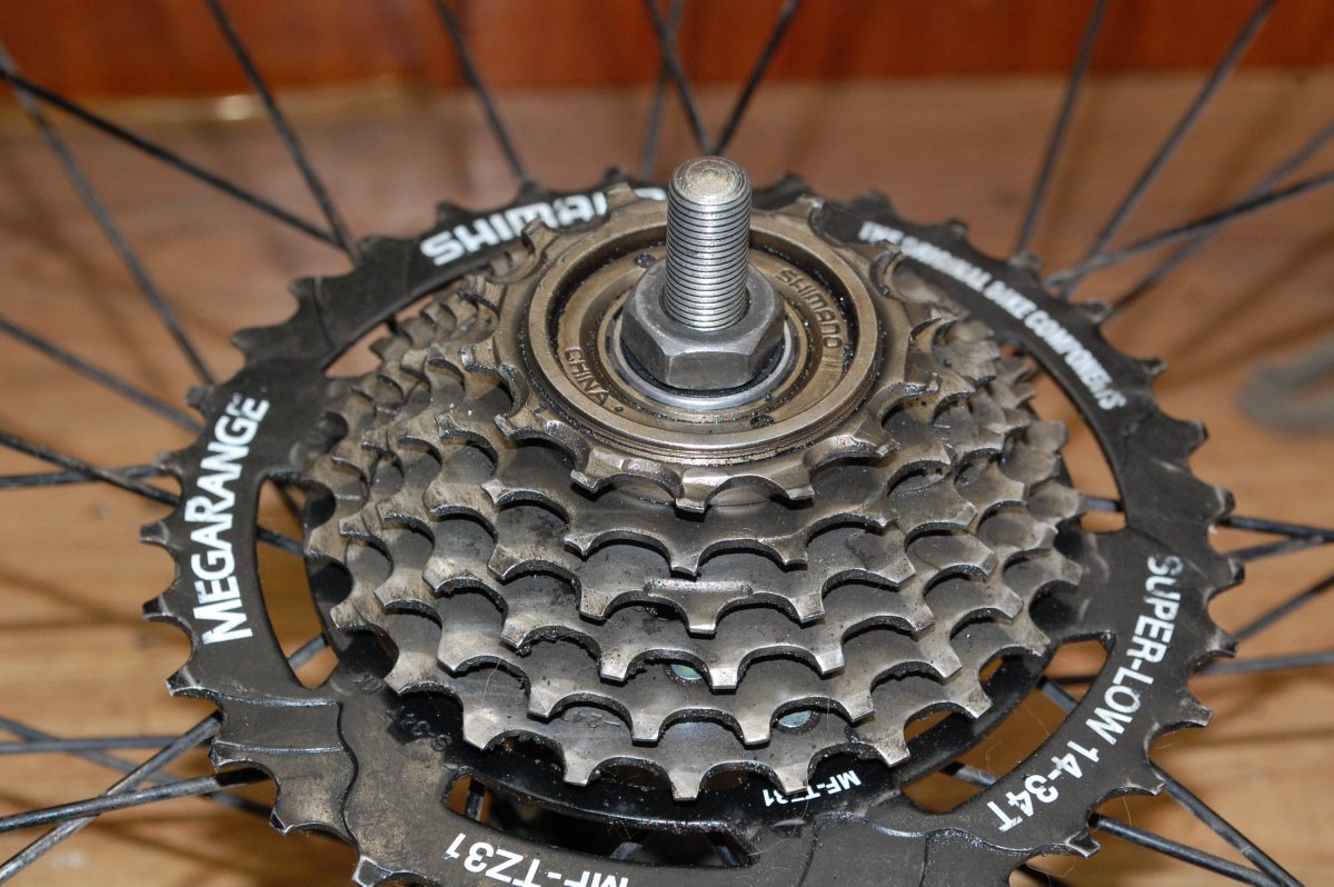 Скоростной механизм на заднее колесо вело