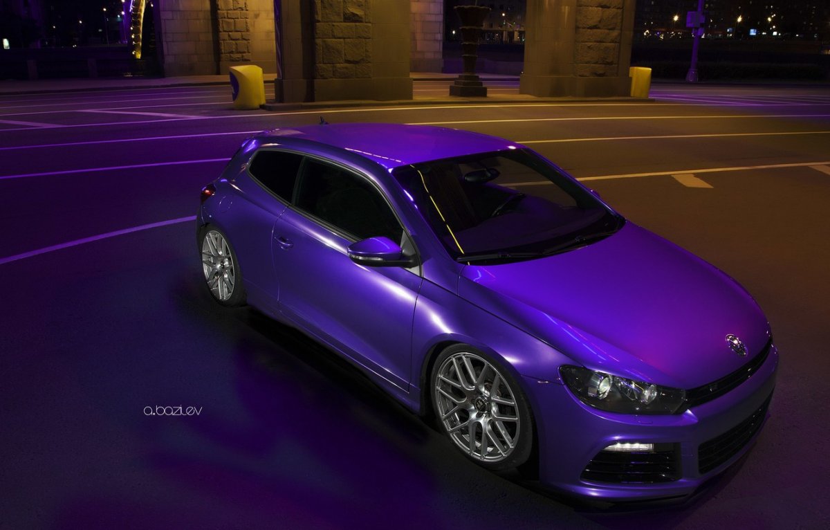Volkswagen Scirocco фиолетовый