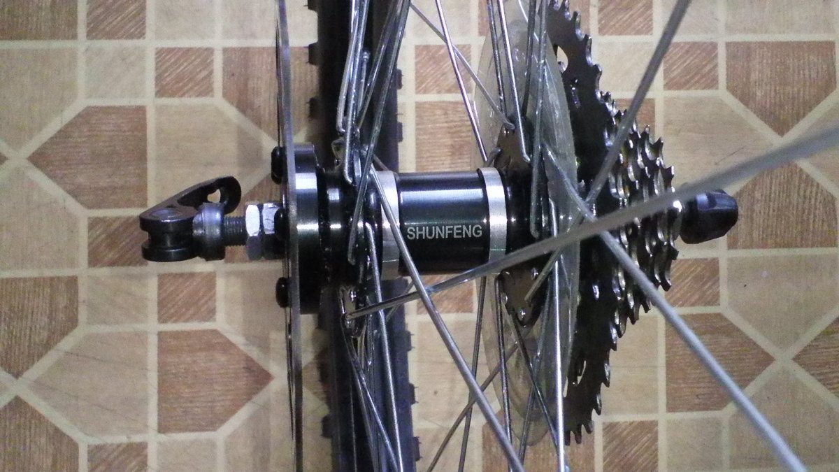 Заднее колесо велосипеда