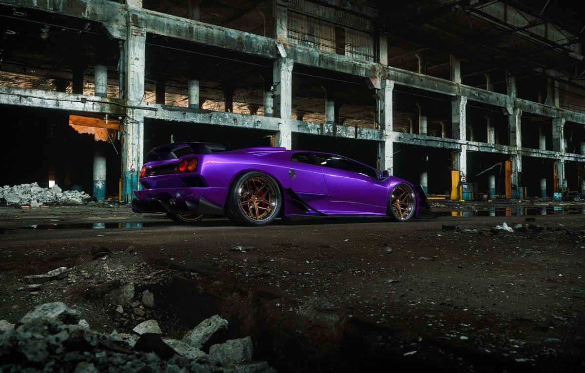 Lamborghini Diablo неон