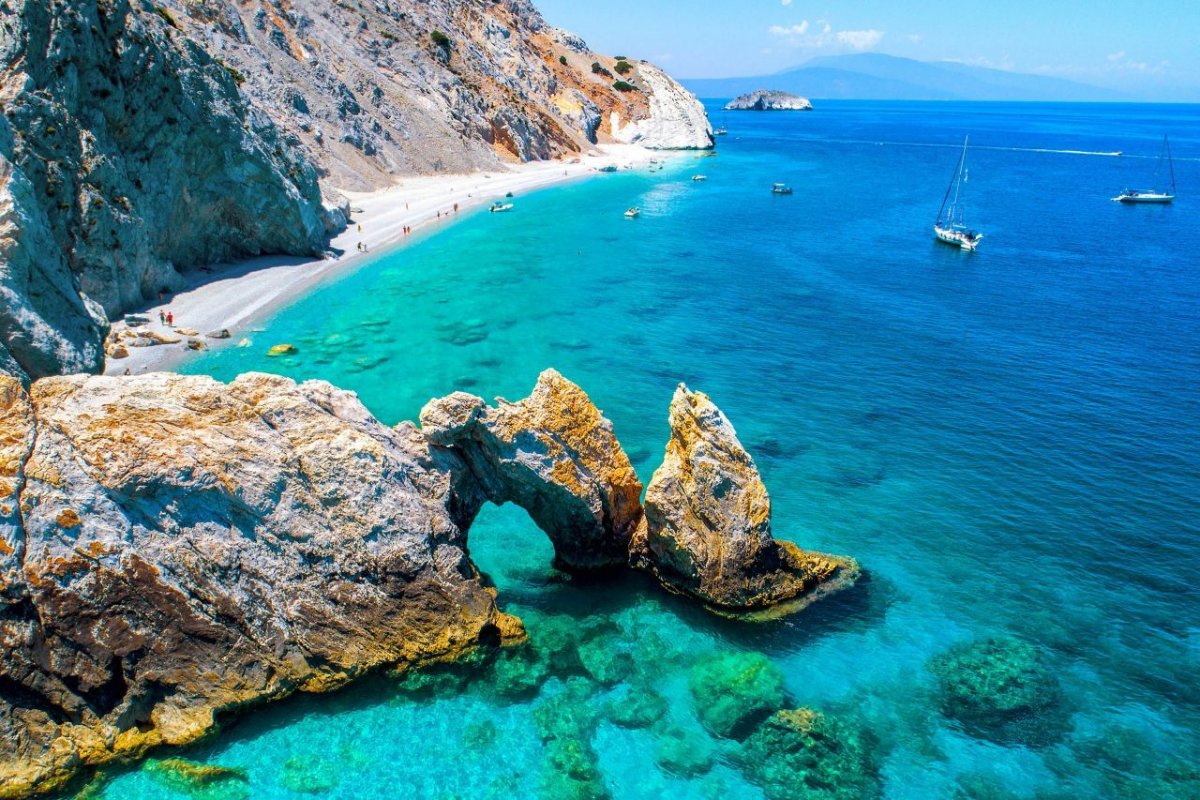 Пляж Скиатос Греция