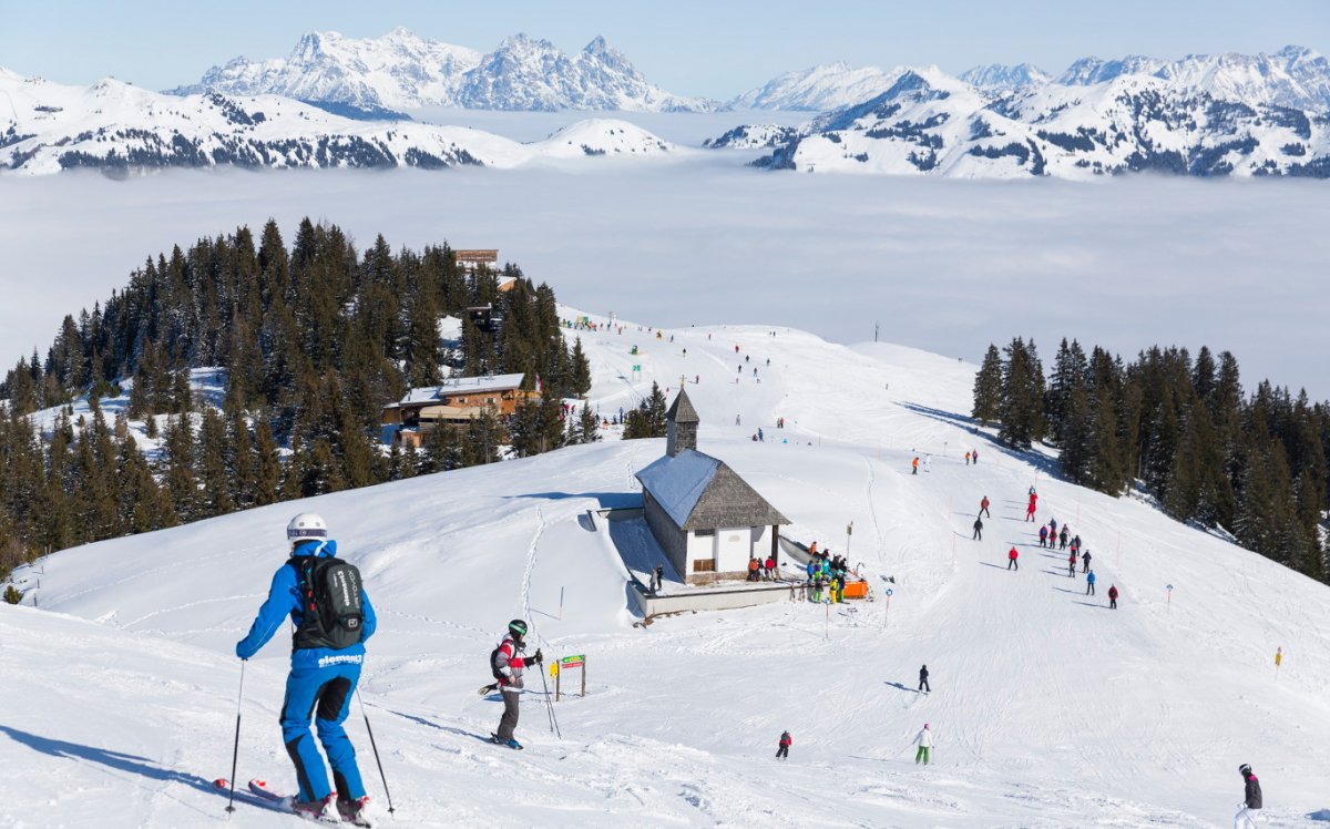 Kitzbuhel Австрия горнолыжный курорт