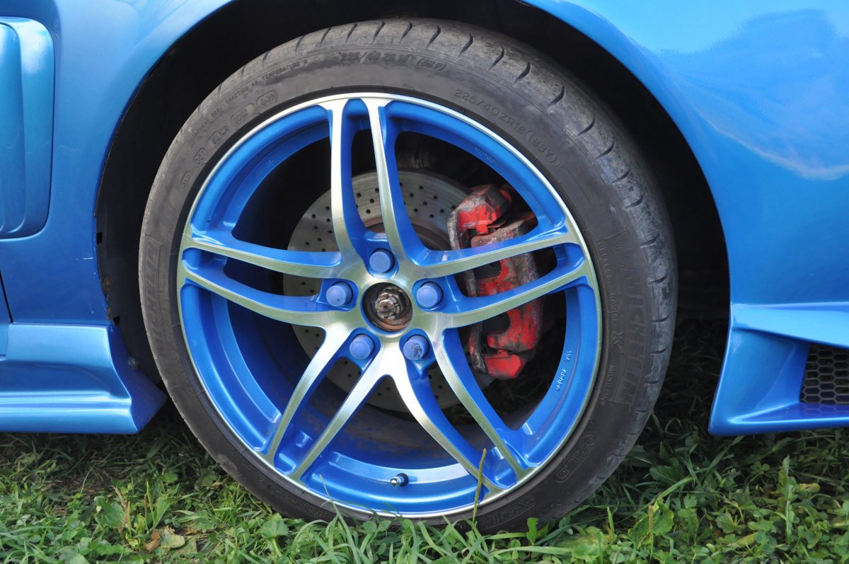 Porsche 911 gt3 голубой оранжевый