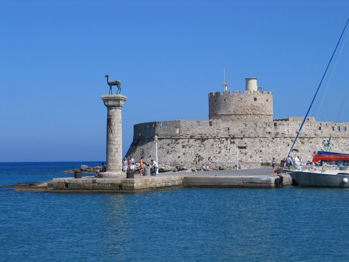 Остров Родос Греция памятники
