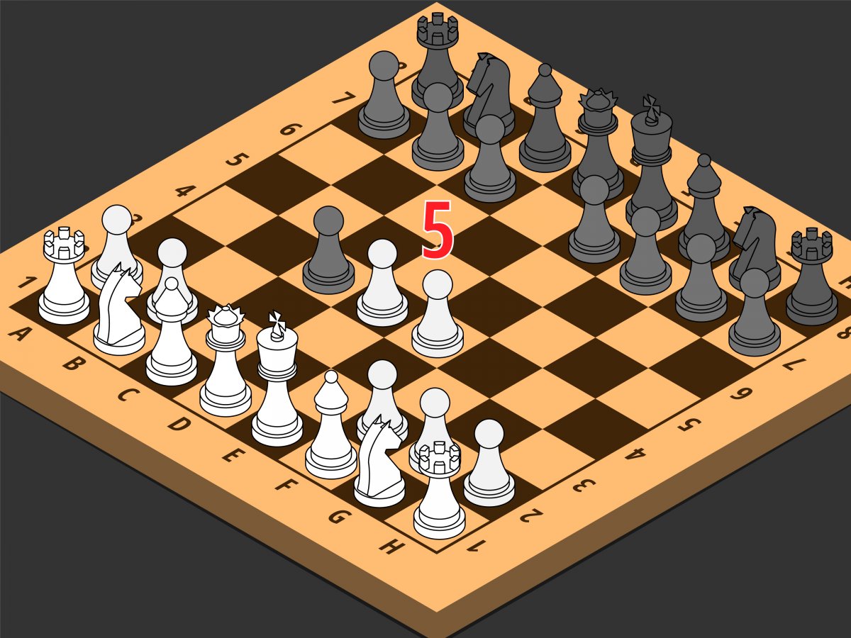 Расстановка шахматных фигур Король ферзь