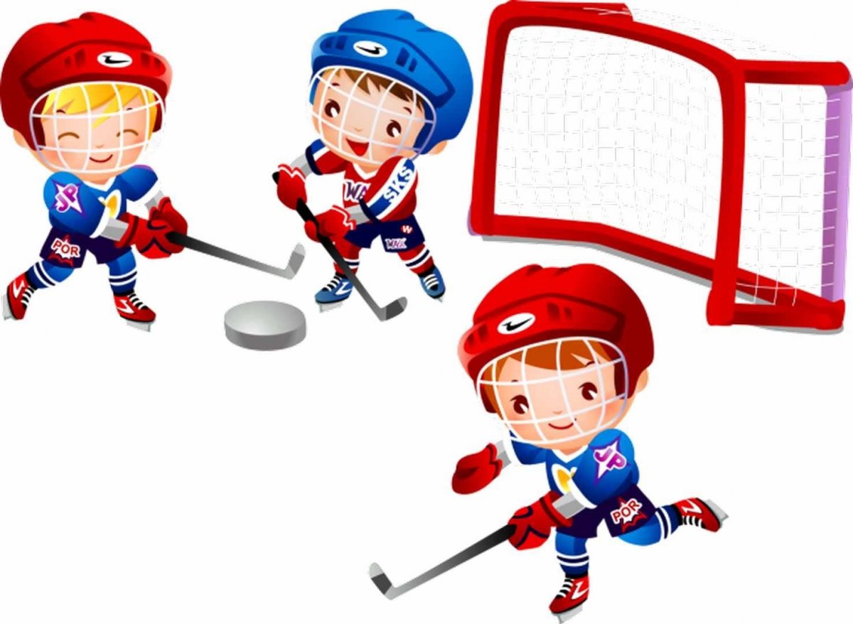 Хоккей иллюстрация для детей