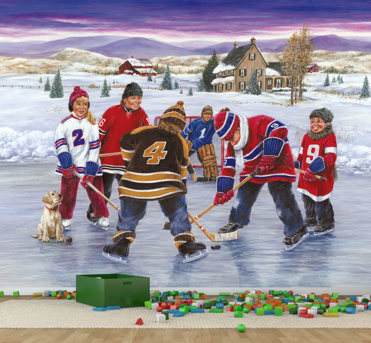 Хоккей картина для детей