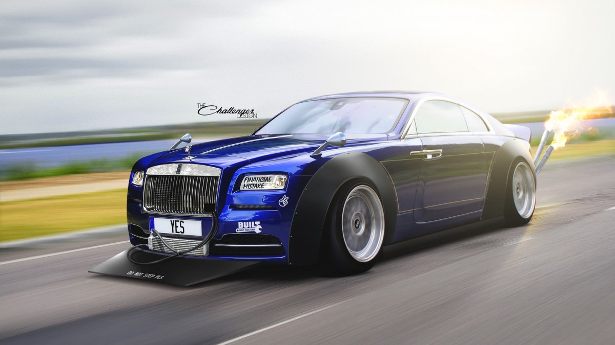 Тюнингованный Rolls Royce