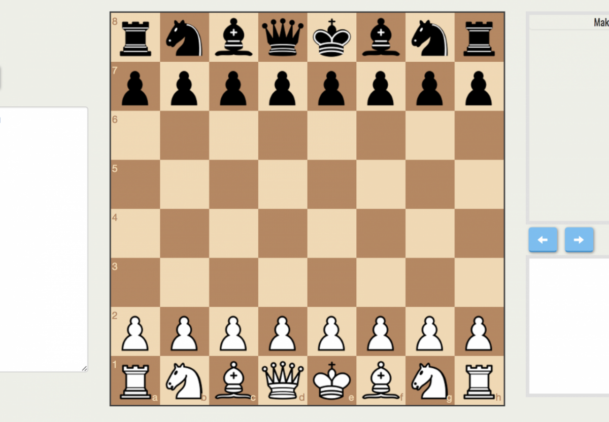Шахматы расстановка фигур