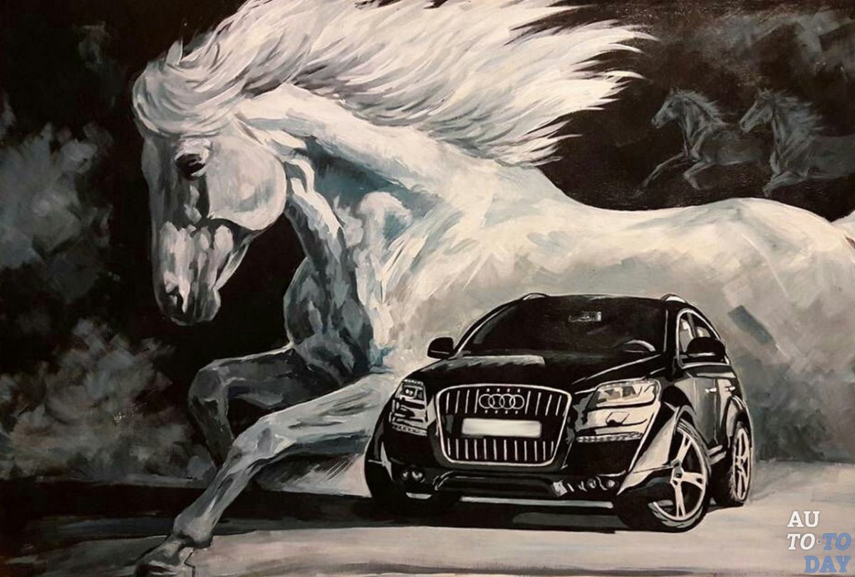 Машина с лошадью