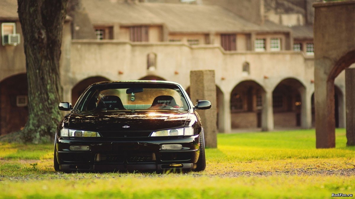 Nissan Silvia s14 черная