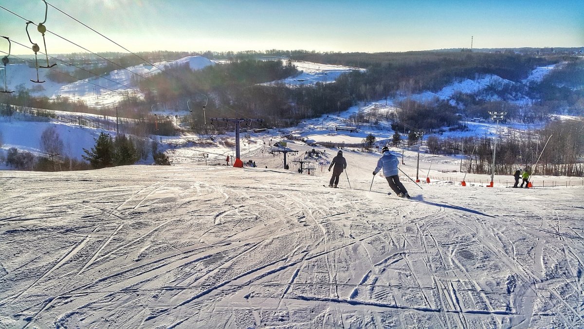 Горнолыжный склон Новопеределкино