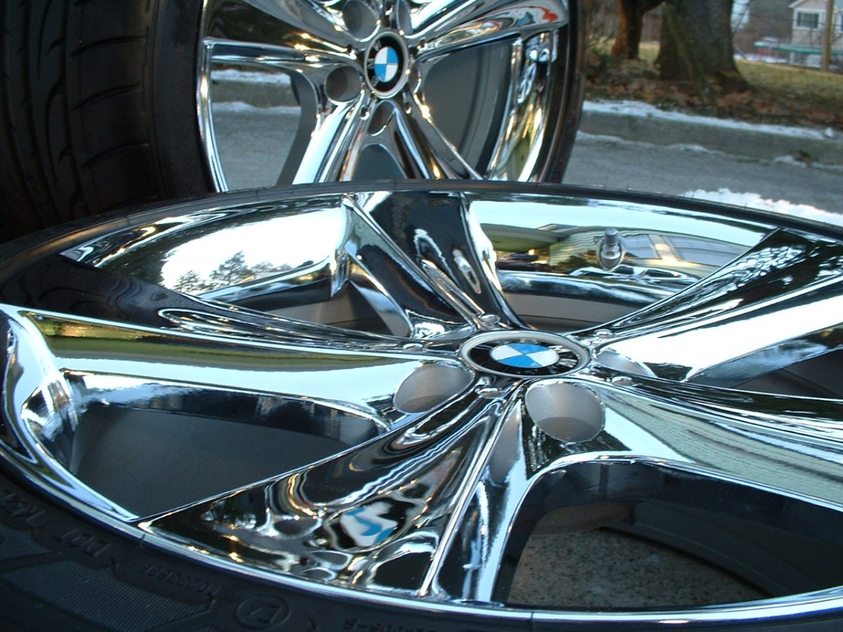 Зеркальный хром BMW f07