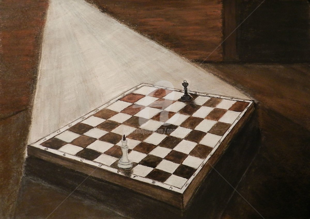 Шахматная доска картина
