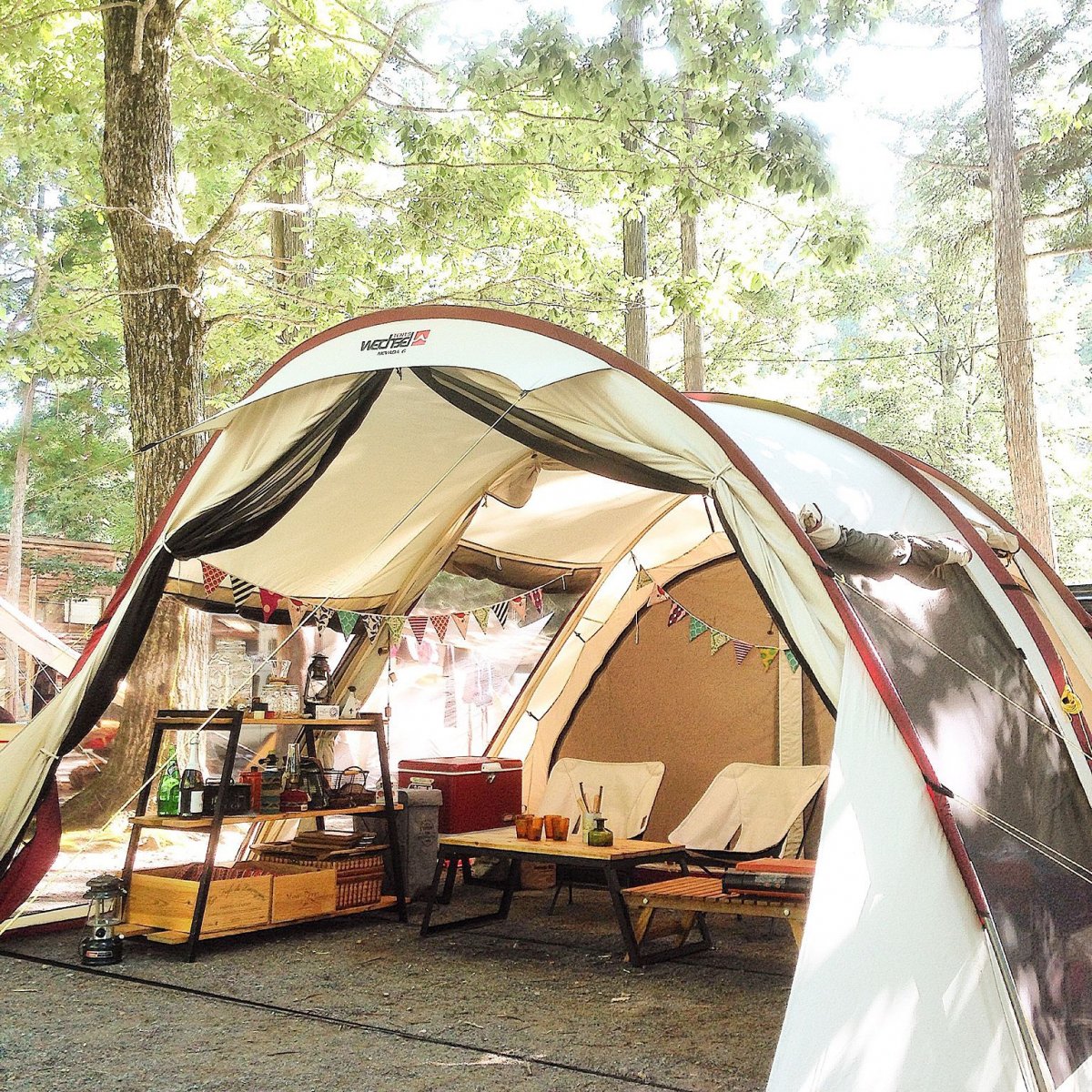Интерьер палатки