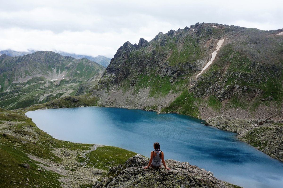 Озеро Уллу кёль Кавказ