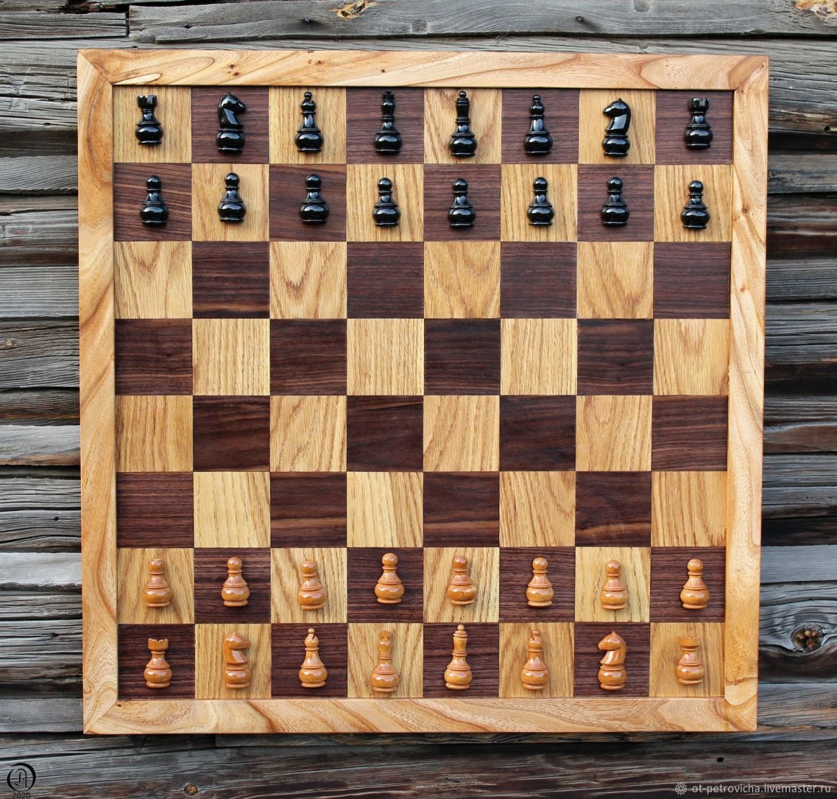 Магнитные шахматы настенные