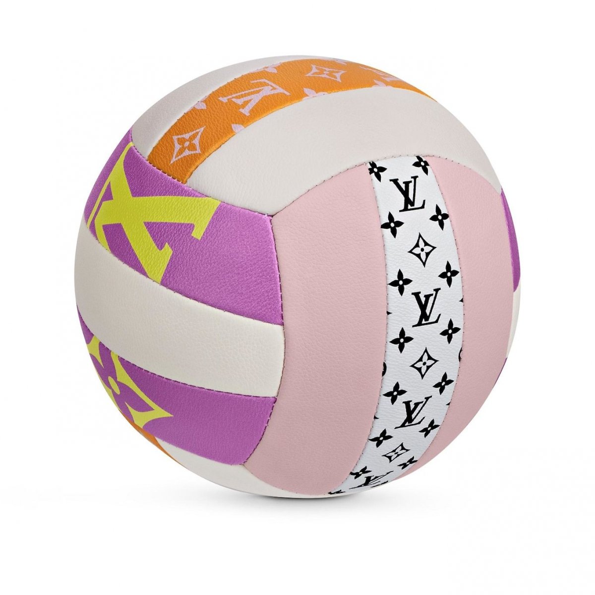 Сумка баскетбольный мяч розовая Луи витон