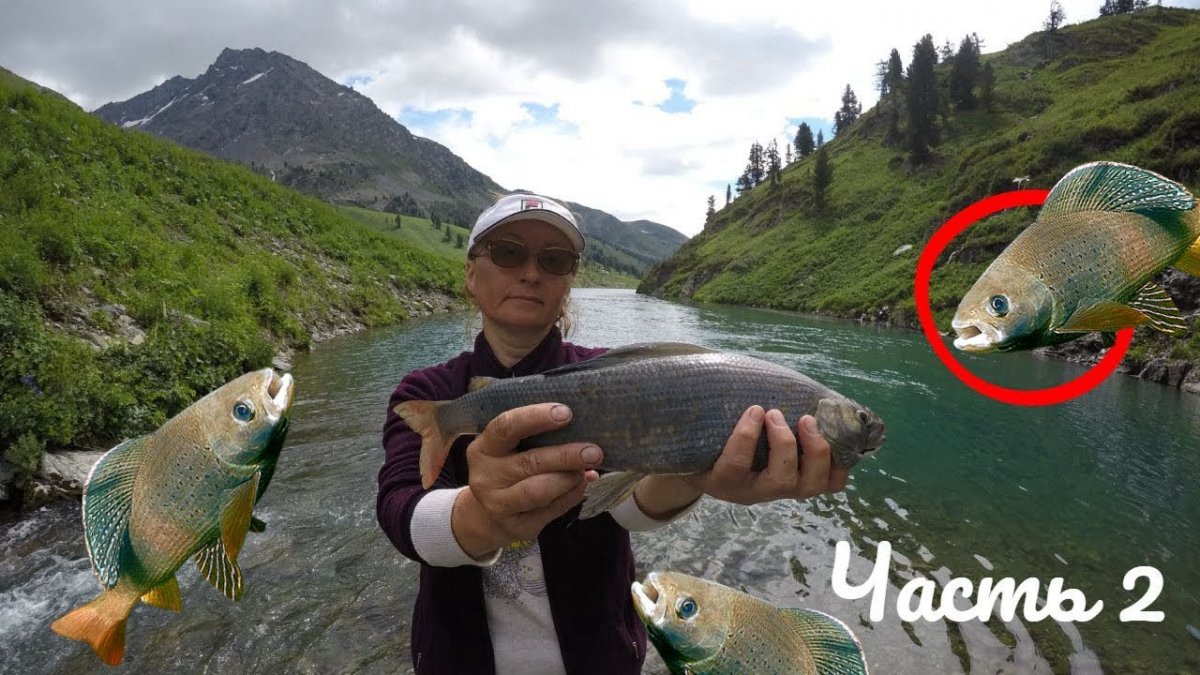 Озеро Тальмень рыбалка горный Алтай