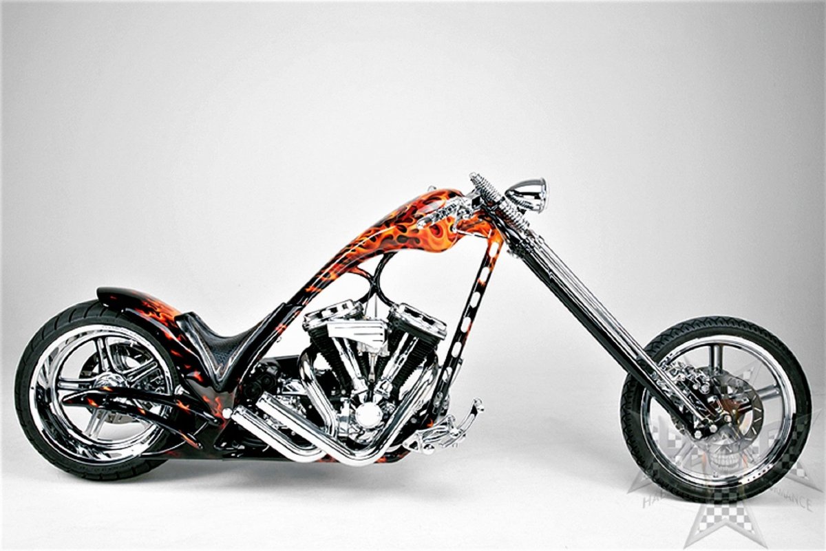 Harley Davidson чоппер Олд скул