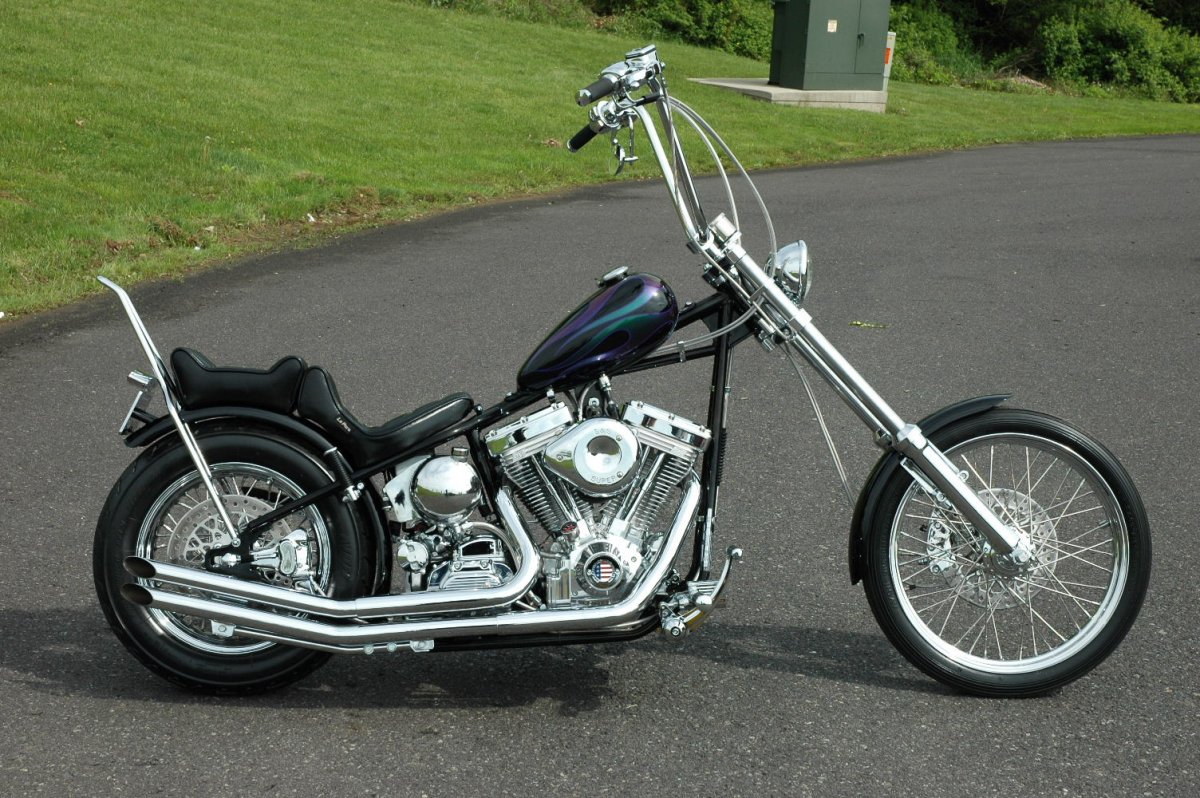 Harley rigid Bobber