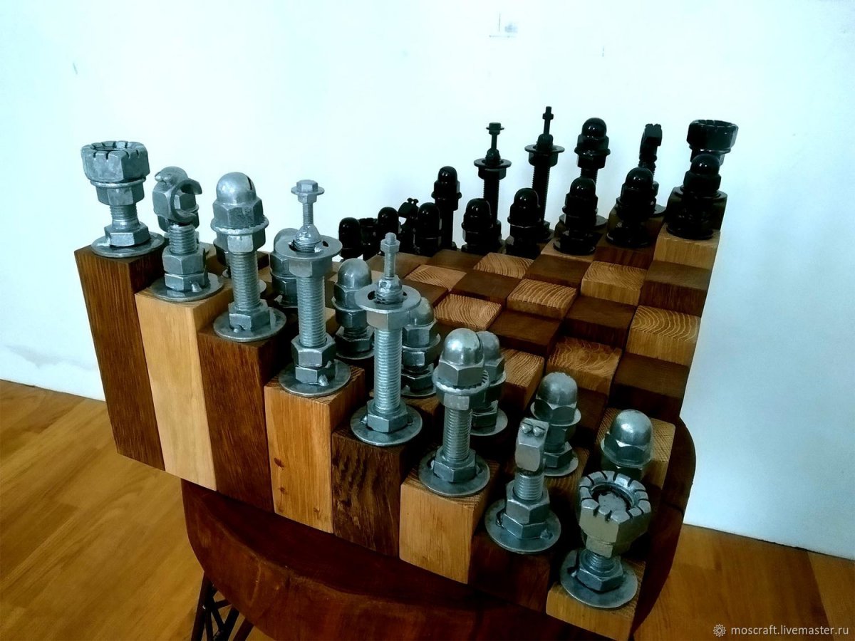 Шахматы из металла своими руками