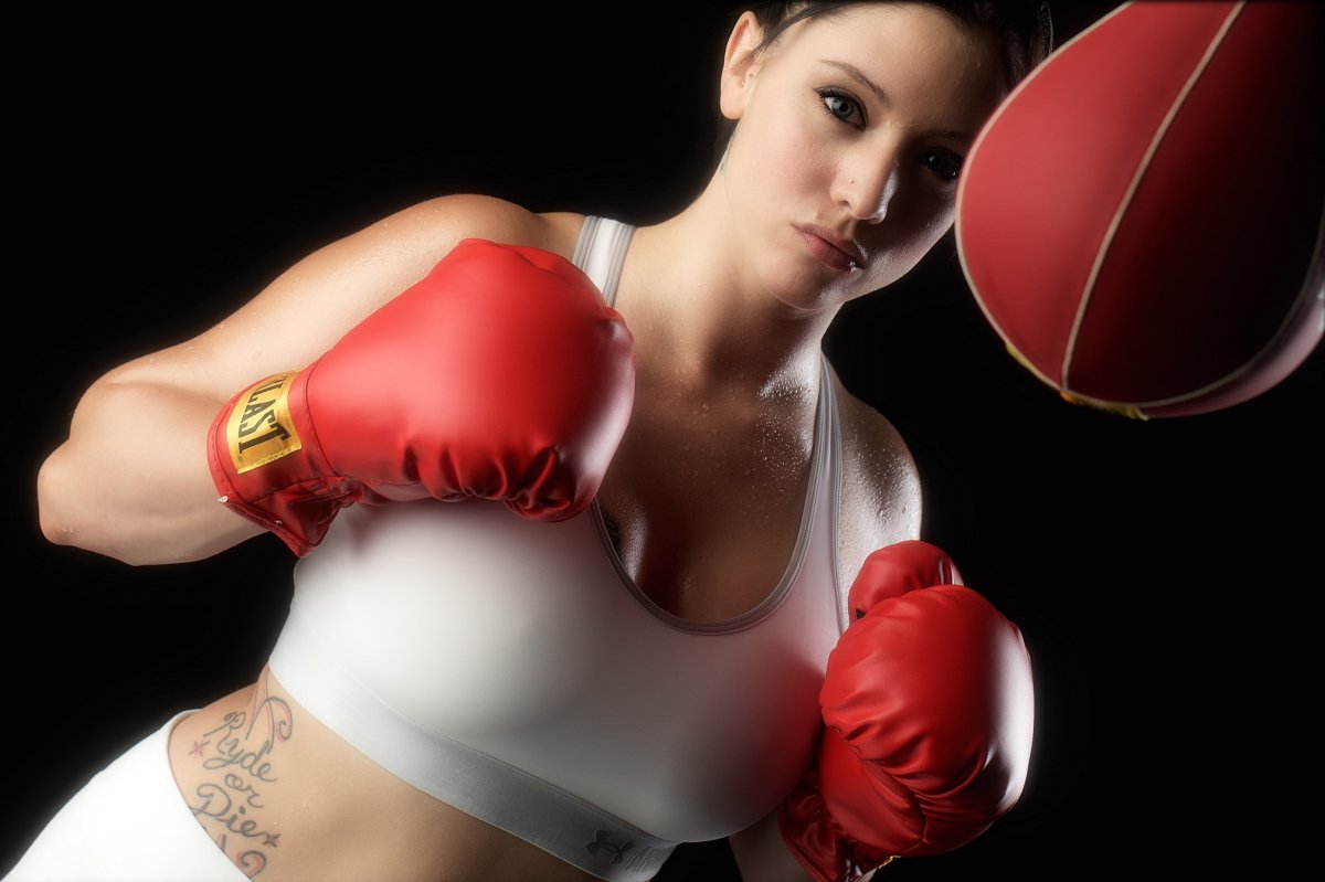 Женский бокс тренировки