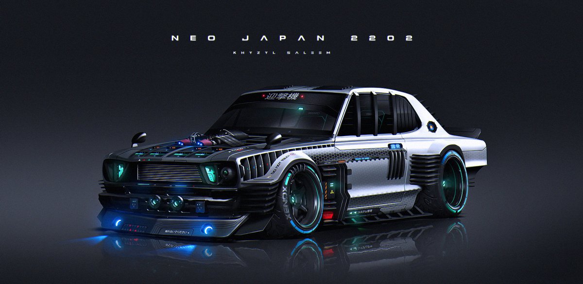 DELOREAN DMC 12 Cyberpunk