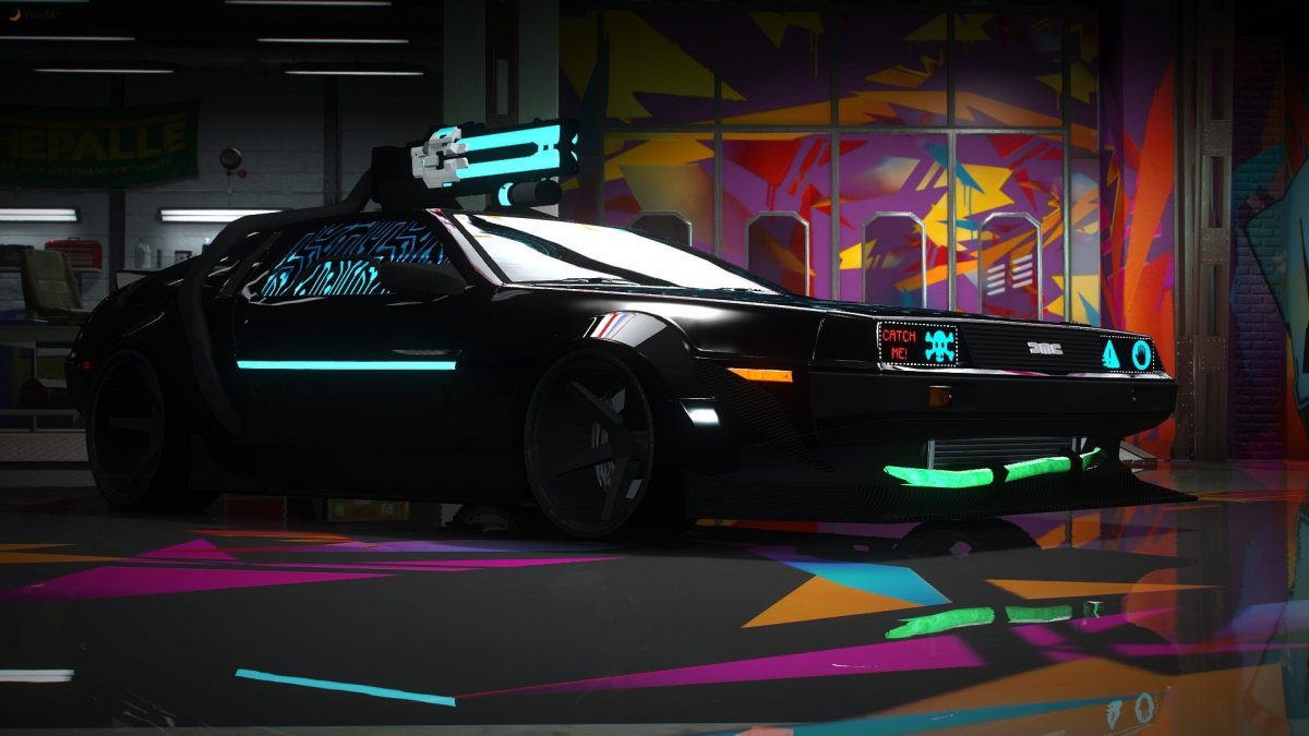 Киберпанк 2077 машина Ferrari Testarossa