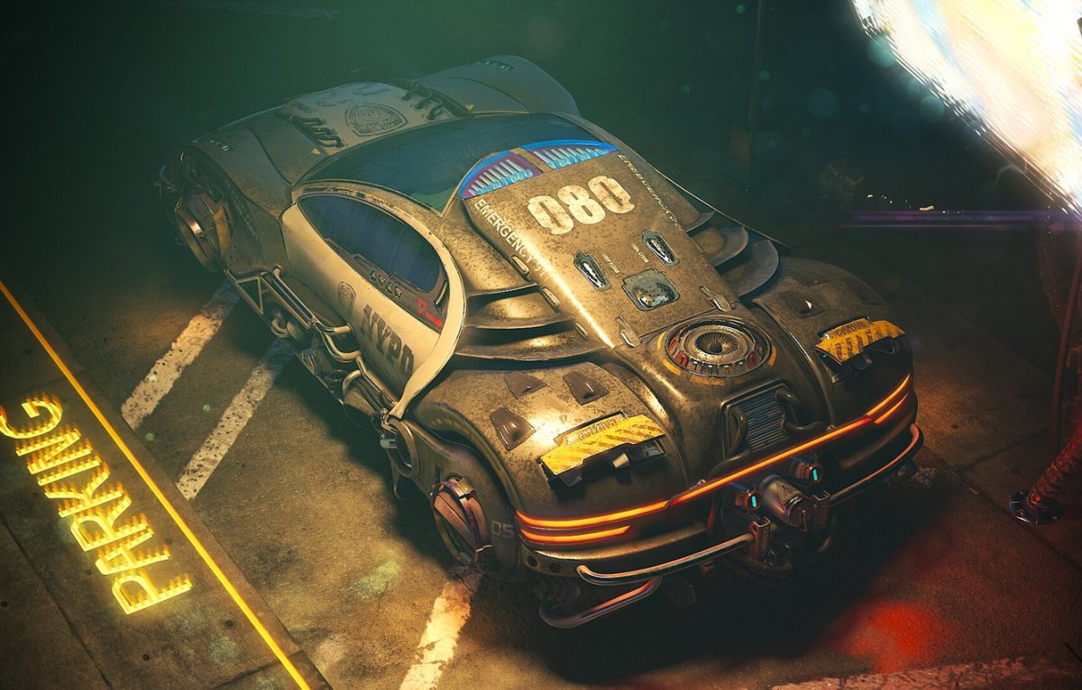 Cyberpunk 2077 Ford Mustang
