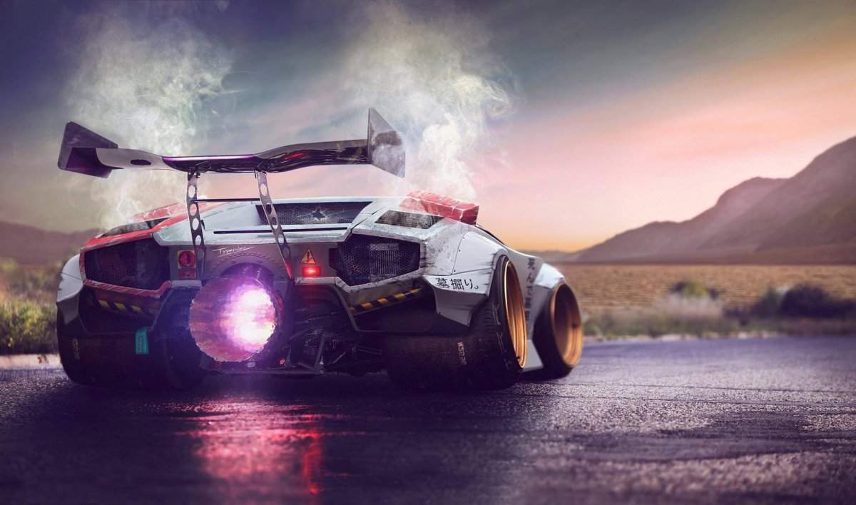DELOREAN DMC 12 Cyberpunk