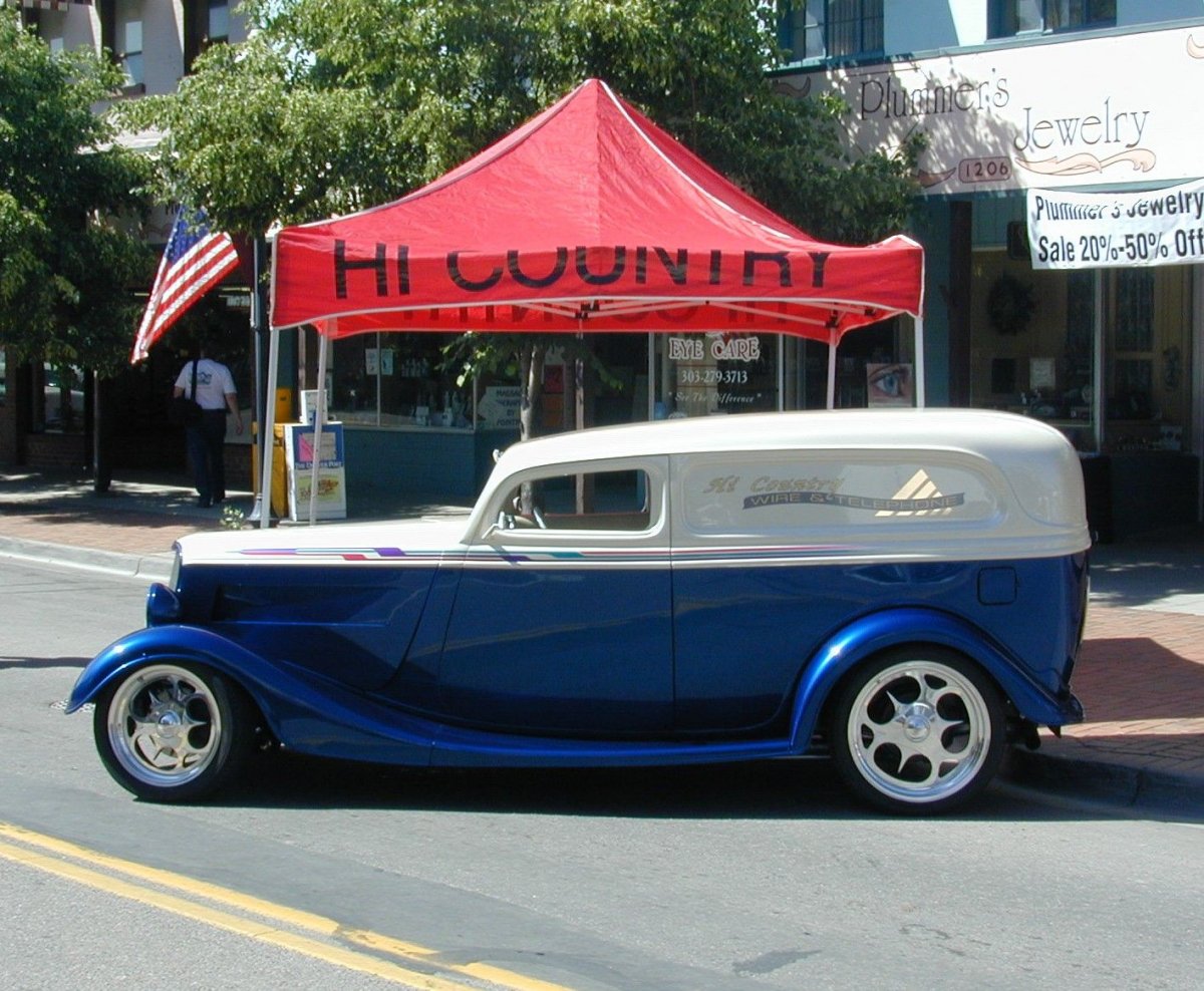 1933 Ford sedan delivery.
